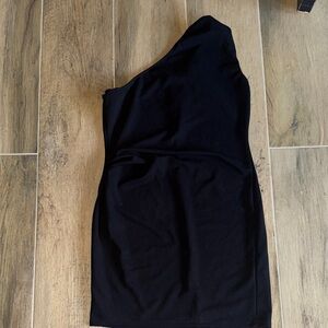 Jump Black One-Shoulder Dress